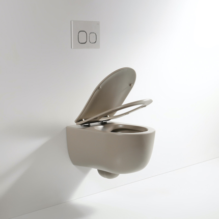 Cuvette suspendue Voga beige Argillae mat