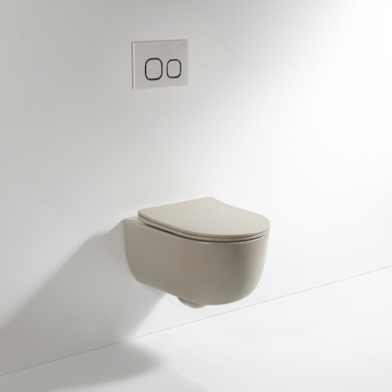 Cuvette suspendue Voga beige Argillae 