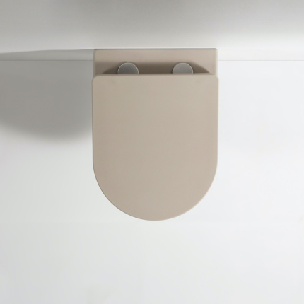 Cuvette suspendue Voga beige Argillae mat