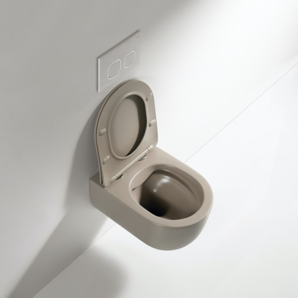Cuvette suspendue Voga beige Argillae mat