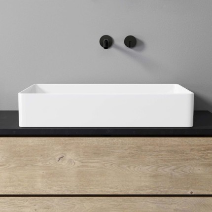 Vasque blanc brillant Eve 60 cm