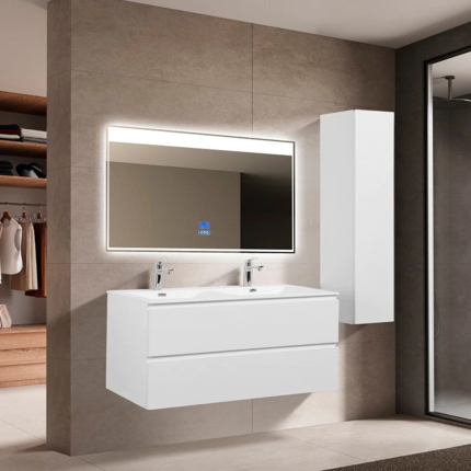 Meuble Alicia blanc 120 cm vasque