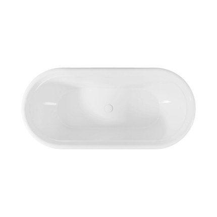 Baignoire îlot Palacio blanc brillant 170 cm