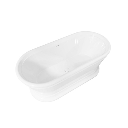 Baignoire îlot Palacio blanc brillant 170 cm