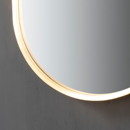 Miroir LED Oval Frozen 50 cm 