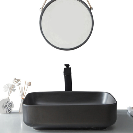 Vasque à poser Goa noir 50 cm
