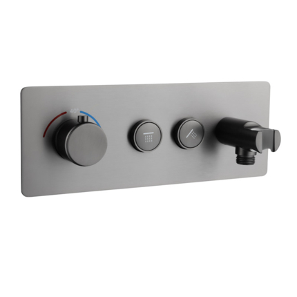 Robinet thermostatique encastré avec 2 fonctions SmartButton