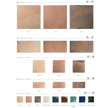 Carrelage Roots mat et gloss