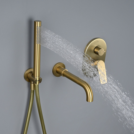 Robinet de baignoire encastrable avec bec Flat