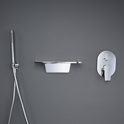 Robinet de baignoire encastrable cascade