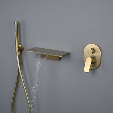 Robinet de baignoire encastrable cascade