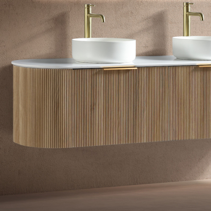 Meuble avec plan Flûte Tressé 160 cm 