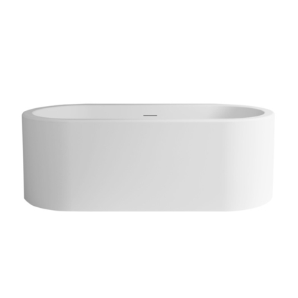 Baignoire ilot blanc mat Shell 170 cm 