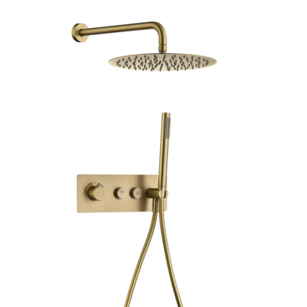 Kit de douche encastrable Smart Button rond