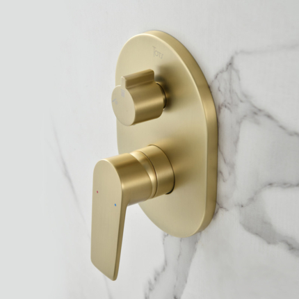 Kit de douche encastrable Flat mural rond
