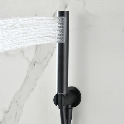 Kit de douche encastrable Flat mural rond