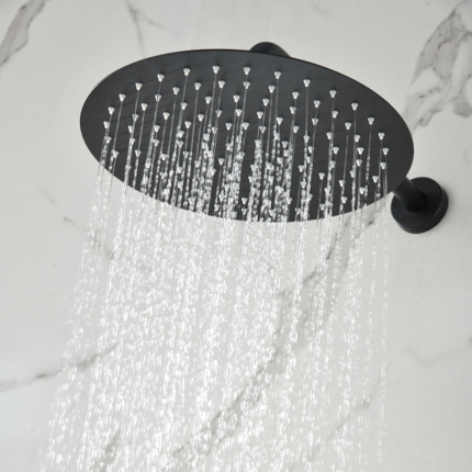 Kit de douche encastrable Flat mural rond