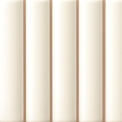 Faïence murale 3D Flute mat