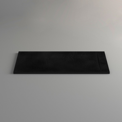 Receveur de douche Epure noir mat de 140 à 160 cm