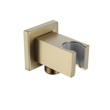 Kit douche thermostatique Push mural carré