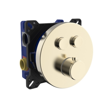 Kit douche thermostatique Push double-fonction plafond