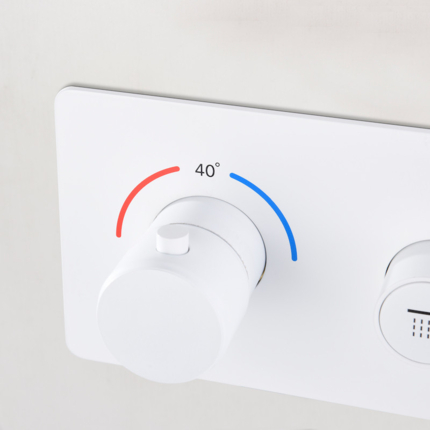 Kit de douche encastrable Smart Button rond