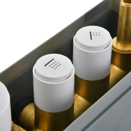 Kit de douche encastrable Smart Button rond