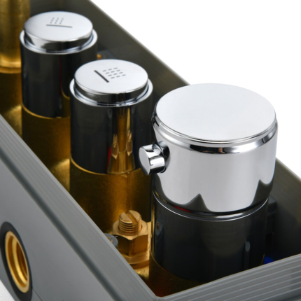 Kit de douche encastrable Smart Button rond