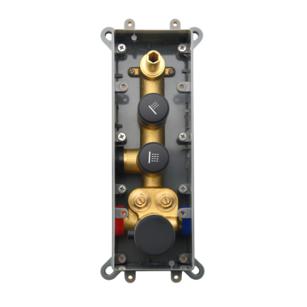 Kit de douche encastrable Smart Button rond