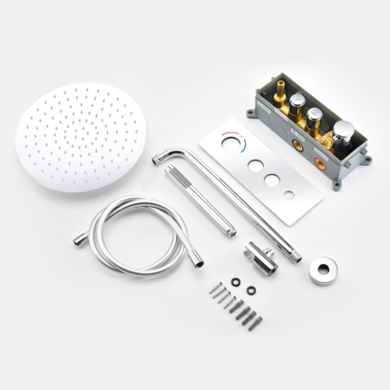 Kit de douche encastrable Smart Button rond