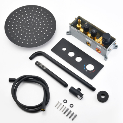 Kit de douche encastrable Smart Button rond