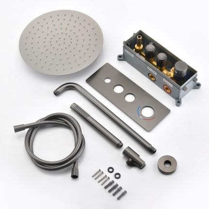 Kit de douche encastrable Smart Button rond