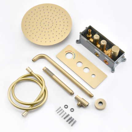 Kit de douche encastrable Smart Button rond