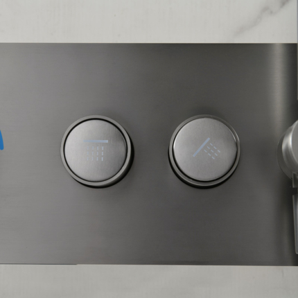 Kit de douche encastrable Smart Button rond