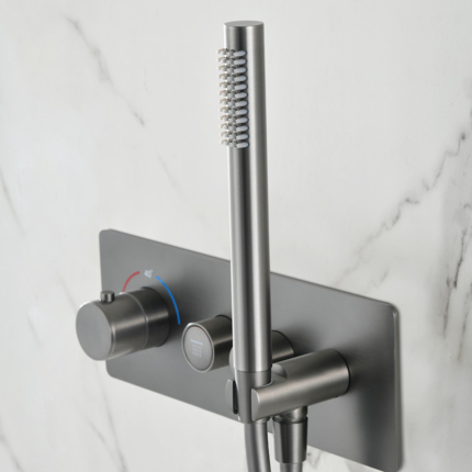 Kit de douche encastrable Smart Button rond