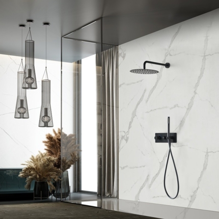 Kit de douche encastrable Smart Button rond