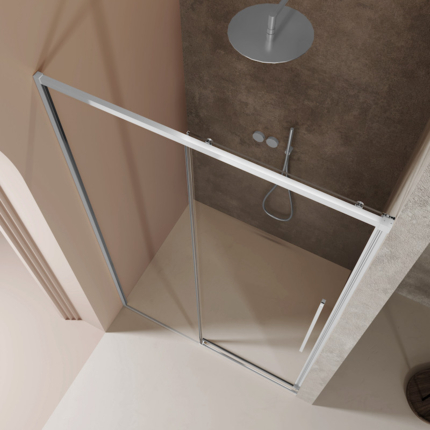 Porte de douche coulissante Slimline 120 et 140 cm 