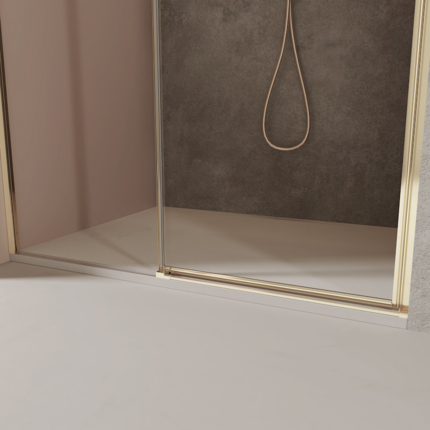 Porte de douche coulissante Slimline 120 et 140 cm 