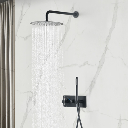 Kit de douche encastrable Smart Button rond