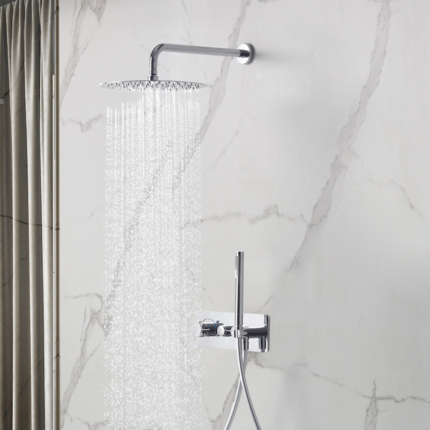 Kit de douche encastrable Smart Button rond