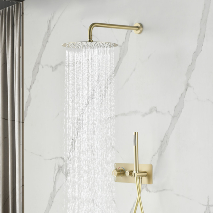 Kit de douche encastrable Smart Button rond