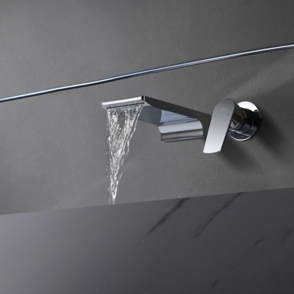 Mitigeur lavabo mural cascade