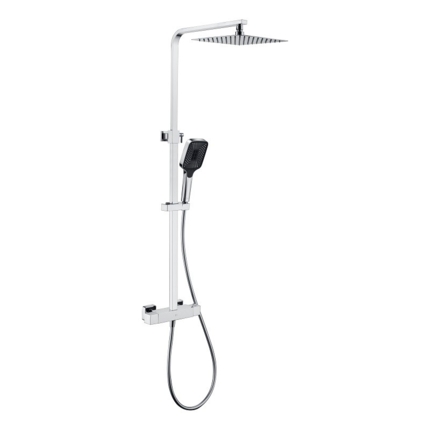 Colonne de douche thermostatique carré Slim