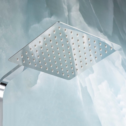 Colonne de douche thermostatique carré Slim