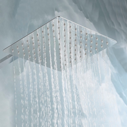 Colonne de douche thermostatique carré Slim