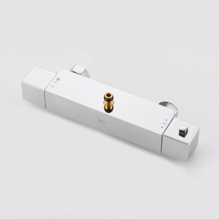 Colonne de douche thermostatique carré Slim
