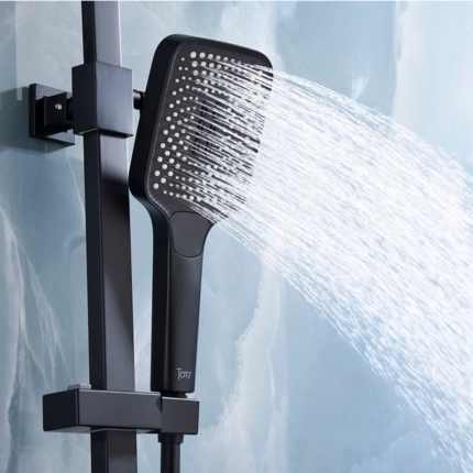 Colonne de douche thermostatique carré Slim