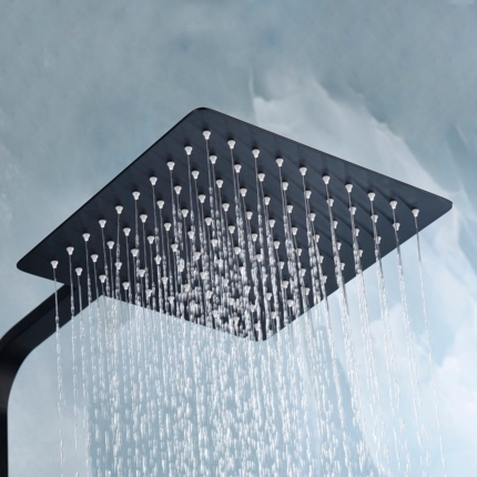 Colonne de douche thermostatique carré Slim