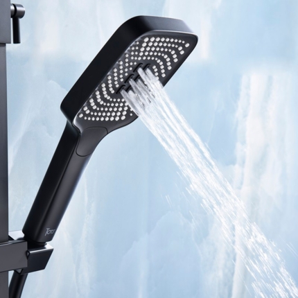 Colonne de douche thermostatique carré Slim