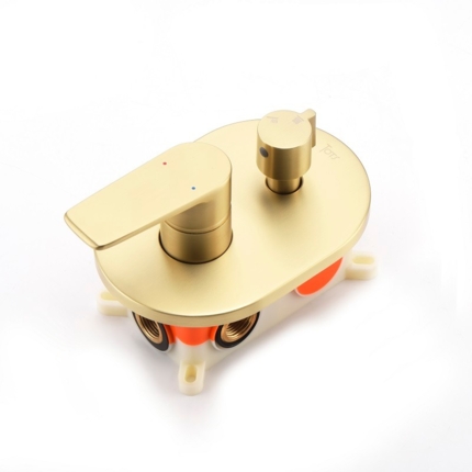 Kit de douche encastrable Flat mural carré